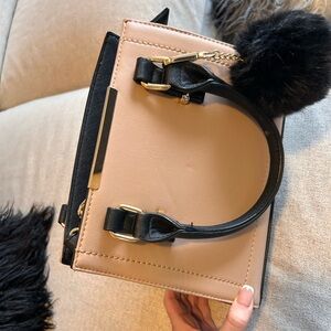 Cream convertible cross body/ handbag